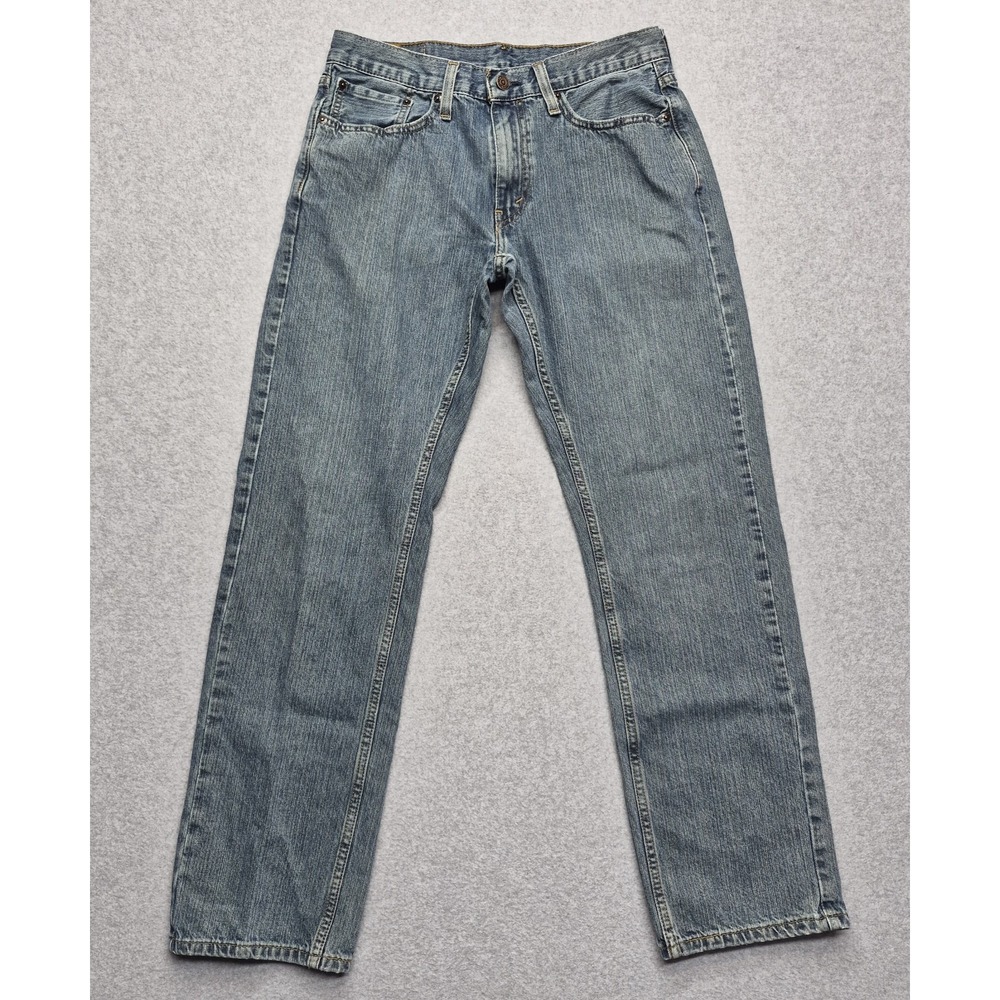 Levi's 505 Jeans Mens 32x34 Medium Wash Blue Denim Regular Fit Straight Leg